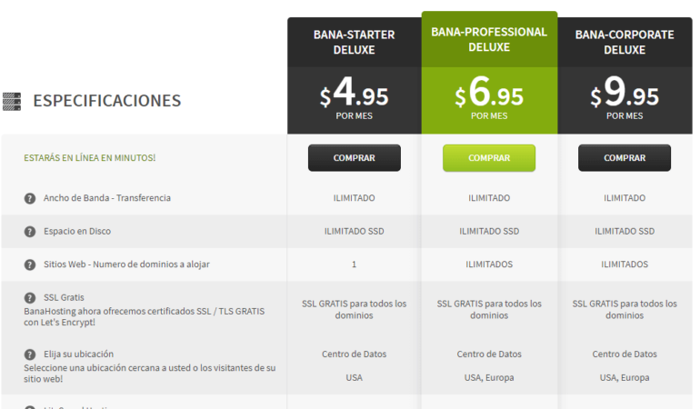 BanaHosting, una opción de calidad con soporte en español