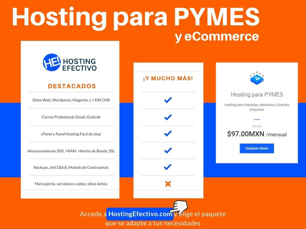 paquetes de hosting para pymes mexicanas